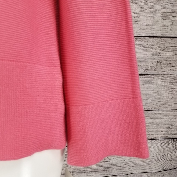 NEW Ellen Tracy S Ribbed Knit Pullover Sweater in Pink - Picture 5 of 8